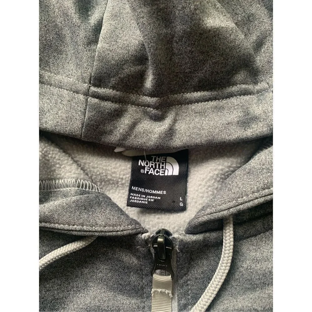 The North Face gray Horizon Performance Fleece lined Hoodie SWEATSHIRT MENS L